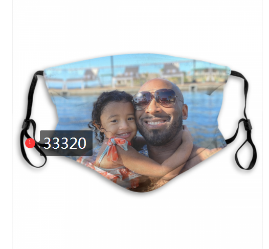 2021 NBA Los Angeles Lakers #24 kobe bryant 33320 Dust mask with filter->nba dust mask->Sports Accessory